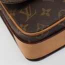 LOUIS VUITTON Monogram Cartouchiere MM Shoulder Bag M51253 LV Auth 187070A-15