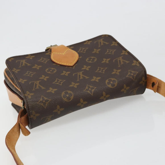 LOUIS VUITTON Monogram Cartouchiere MM Shoulder Bag M51253 LV Auth 187070A