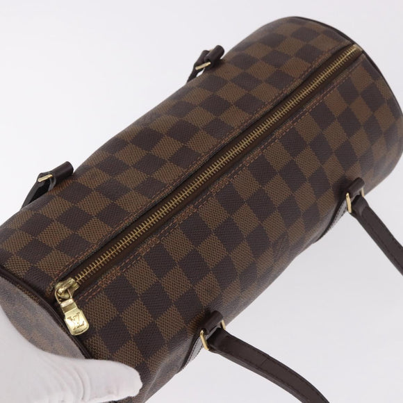 LOUIS VUITTON Damier Ebene Papillon 30 Hand Bag N51303 LV Auth 187072A