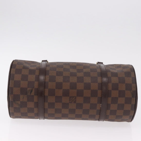LOUIS VUITTON Damier Ebene Papillon 30 Hand Bag N51303 LV Auth 187072A