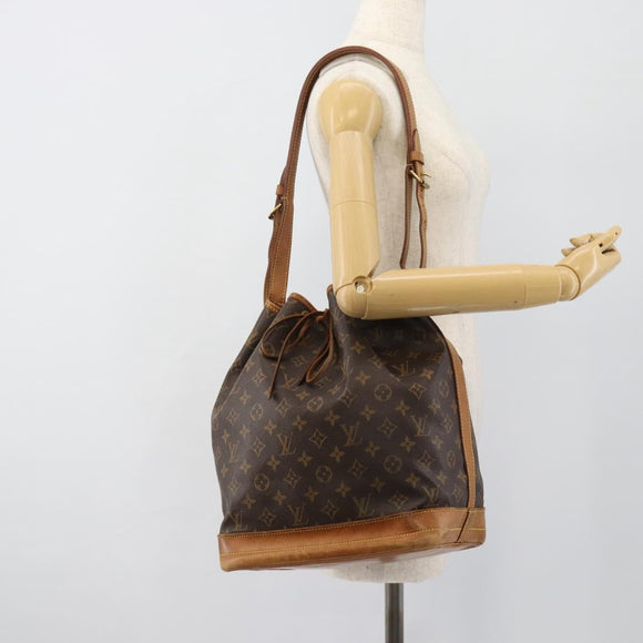 LOUIS VUITTON Monogram Noe Shoulder Bag M42224 LV Auth 187073A
