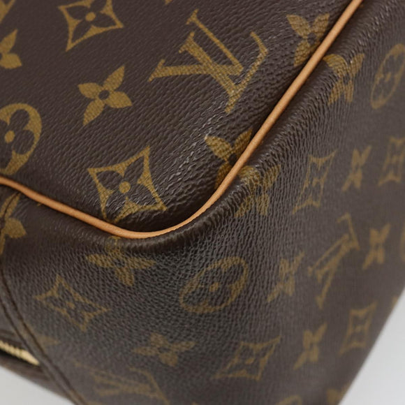 LOUIS VUITTON Monogram Deauville Hand Bag M47270 LV Auth 187078SAV