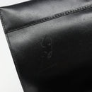 CELINE Shoulder Bag Leather Black Gold Auth 187081-10