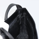 CELINE Shoulder Bag Leather Black Gold Auth 187081-22