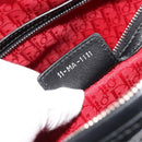 Christian Dior Lady Dior Canage Bag Lamb Skin 2way Black Silver Auth 187086SAM-11