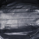CHANEL Luxury Line Chain Tote Bag Leather Brown Silver CC Auth 187088SAV-11