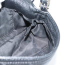 FENDI Mamma Baguette Shoulder Bag Leather Black Silver Auth 187091SAM-19