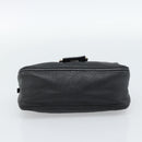 FENDI Mamma Baguette Shoulder Bag Leather Black Silver Auth 187091SAM-5