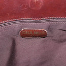 CHANEL Tote Bag Raffia Beige Gold CC Auth 187096-18
