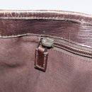 GUCCI GG Supreme Tote Bag PVC Beige Silver 114595 Auth 187099-21