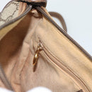 GUCCI GG Supreme Web Sherry Line Bag PVC Beige Gold 001 123 6177 Auth 187102-19