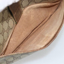 GUCCI GG Supreme Web Sherry Line Bag PVC Beige Gold 001 123 6177 Auth 187102-21