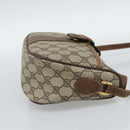 GUCCI GG Supreme Web Sherry Line Bag PVC Beige Gold 001 123 6177 Auth 187102-5