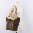 LOUIS VUITTON Monogram Sac Shopping Tote Bag M51108 LV Auth 187105-25