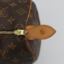 LOUIS VUITTON Monogram Speedy 35 Hand Bag M41524 LV Auth 187106SAV-19