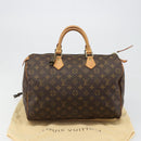LOUIS VUITTON Monogram Speedy 35 Hand Bag M41524 LV Auth 187106SAV-12
