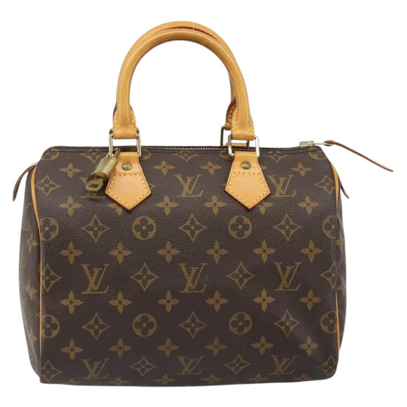 LOUIS VUITTON Monogram Speedy 25 Hand Bag M41528 LV Auth 187107SAM