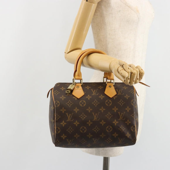 LOUIS VUITTON Monogram Speedy 25 Hand Bag M41528 LV Auth 187107SAM