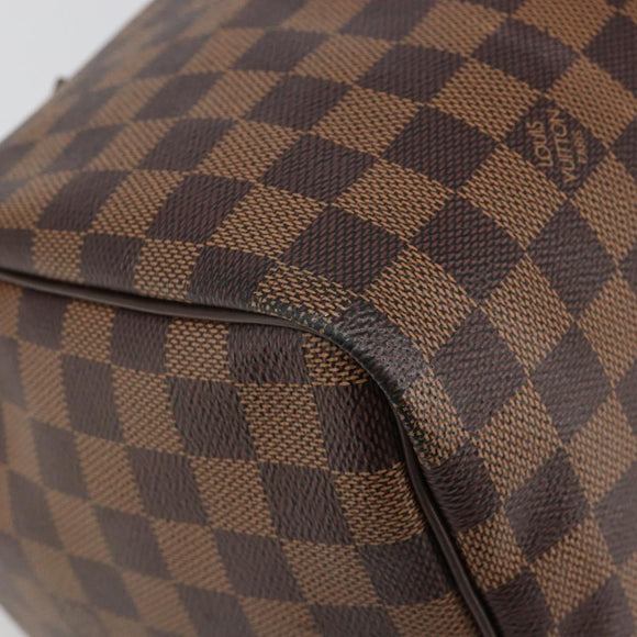 LOUIS VUITTON Damier Ebene Speedy 35 Hand Bag N41363 LV Auth 187109SAM