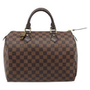 LOUIS VUITTON Damier Ebene Speedy 35 Hand Bag N41363 LV Auth 187109SAM-13