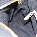 Chloe Paraty Hand Bag Leather 2way Black Gold Auth 187112A-21