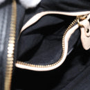 Chloe Paraty Hand Bag Leather 2way Black Gold Auth 187112A-23