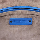 BOTTEGA VENETA INTRECCIATO Shoulder Bag Leather Blue Auth 187113-18