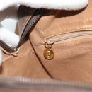 GUCCI GG Supreme Web Sherry Line Bag PVC Beige Gold 001 113 6472 Auth 187114-19