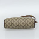 GUCCI GG Supreme Web Sherry Line Bag PVC Beige Gold 001 113 6472 Auth 187114-9