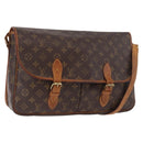 LOUIS VUITTON Monogram Gibeciere GM Shoulder Bag M42246 LV Auth 187115-1