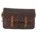 LOUIS VUITTON Monogram Gibeciere GM Shoulder Bag M42246 LV Auth 187115-13