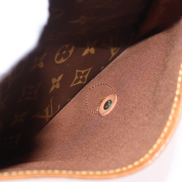 LOUIS VUITTON Monogram Gibeciere GM Shoulder Bag M42246 LV Auth 187115