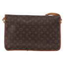 LOUIS VUITTON Monogram Gibeciere GM Shoulder Bag M42246 LV Auth 187115-2