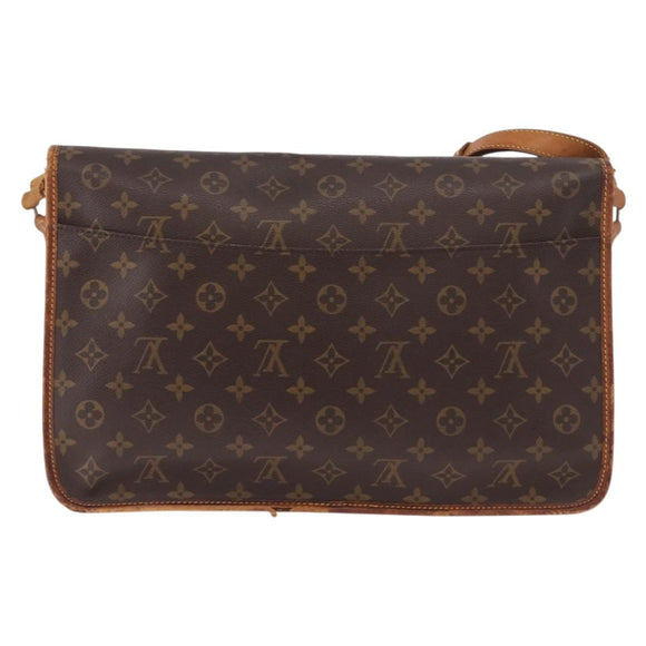 LOUIS VUITTON Monogram Gibeciere GM Shoulder Bag M42246 LV Auth 187115