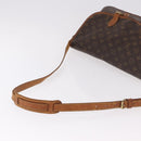 LOUIS VUITTON Monogram Gibeciere GM Shoulder Bag M42246 LV Auth 187115-8