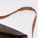 LOUIS VUITTON Monogram Gibeciere GM Shoulder Bag M42246 LV Auth 187115-14