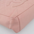 CHANEL Matelasse PST Chain Tote Bag Caviar Skin Pink Gold CC Auth 187119SAV-14