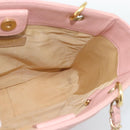 CHANEL Matelasse PST Chain Tote Bag Caviar Skin Pink Gold CC Auth 187119SAV-17