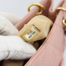 CHANEL Matelasse PST Chain Tote Bag Caviar Skin Pink Gold CC Auth 187119SAV-12
