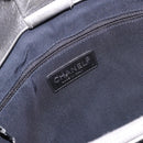CHANEL Matelasse Chain Me Shoulder Bag Leather Silver CC Auth 187120SAV-17