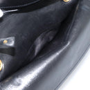 CHANEL Matelasse23 Double Flap Chain Bag Lamb Skin Black Gold CC Auth 187121SAV-19