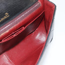 CHANEL Matelasse Chain Shoulder Bag Lamb Skin Black Gold CC Auth 187122SAM-19