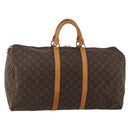 LOUIS VUITTON Monogram Keepall 55 Boston Bag M41424 LV Auth 187125-1