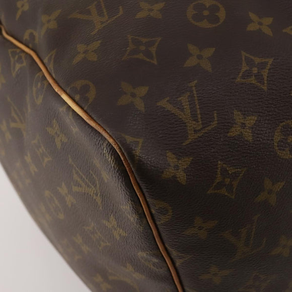 LOUIS VUITTON Monogram Keepall 55 Boston Bag M41424 LV Auth 187125