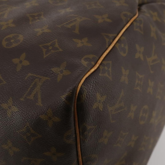 LOUIS VUITTON Monogram Keepall 55 Boston Bag M41424 LV Auth 187125