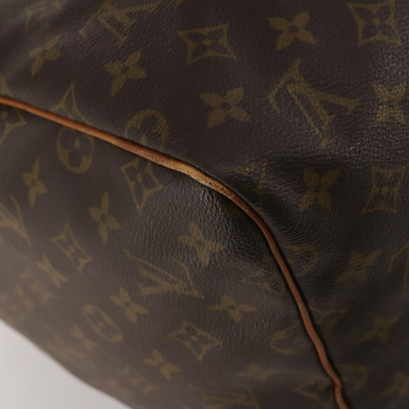 LOUIS VUITTON Monogram Keepall 55 Boston Bag M41424 LV Auth 187125