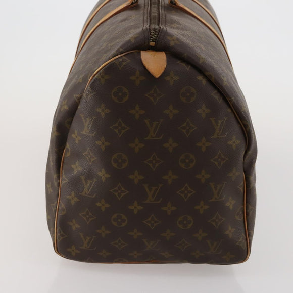 LOUIS VUITTON Monogram Keepall 55 Boston Bag M41424 LV Auth 187125