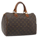 LOUIS VUITTON Monogram Speedy 30 Hand Bag M41526 LV Auth 187133-1