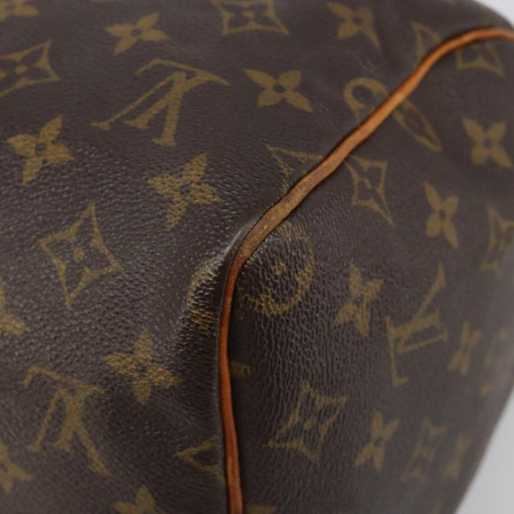 LOUIS VUITTON Monogram Speedy 30 Hand Bag M41526 LV Auth 187133