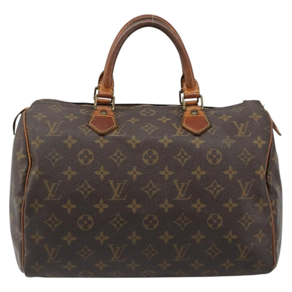 LOUIS VUITTON Monogram Speedy 30 Hand Bag M41526 LV Auth 187133